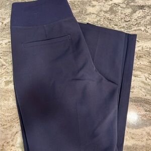 Athleta Navy High-Rise Ponte Pull-On Pants